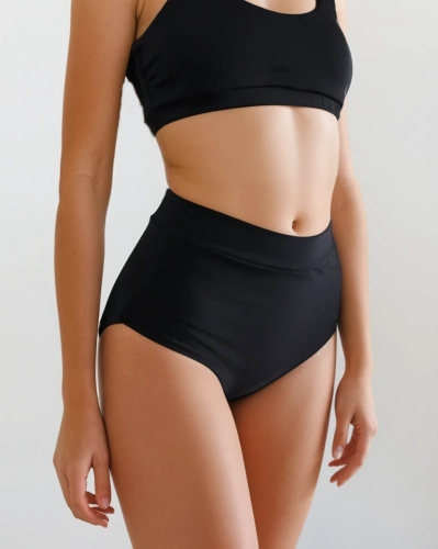 szorty czarne pole dance wysoki stan zakryte pośladki