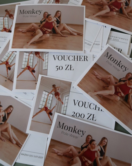 Voucher pole dance bon podarunkowy na zakupy